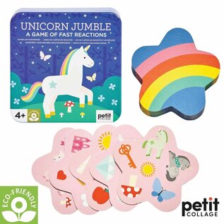 Petit Collage Unicorn Jumble Card Game -  A Game of Fast Reactions