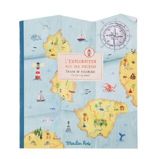 Moulin Roty Explorer Sticker and Colouring Book