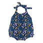 Little & Lively Mermaids Print Bamboo Cotton Summer Romper