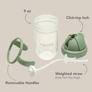 Nouka Nouka Non-Spill Weighted Straw Cup
