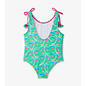Hatley Rainbow Palm Shoulder Bow One Piece Swim Suit by Hatley