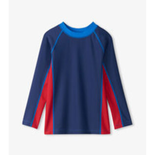 Hatley Nautical Colour Block Long Sleeve Rashguard by Hatley