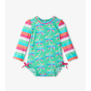 Hatley Rainbow Palm Baby Rashguard Swimsuit By Hatley