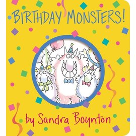 Birthday Monsters Board Book by Sandra Boynton