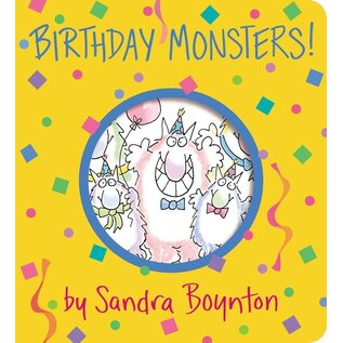 Birthday Monsters Board Book by Sandra Boynton