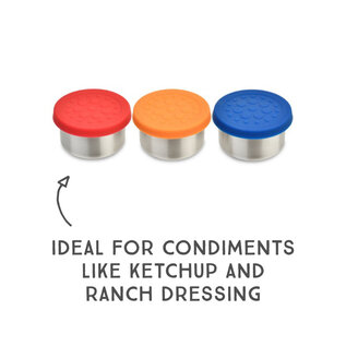 Lunchbots Lunchbots Stainless Steel Dip Containers - 3 Pack