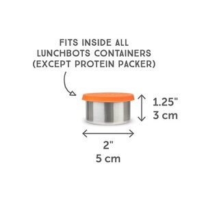 Lunchbots Lunchbots Stainless Steel Dip Containers - 3 Pack