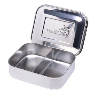 Lunchbots Lunchbots Medium Stainless Steel Bento Box (600mL/2.5 Cup)