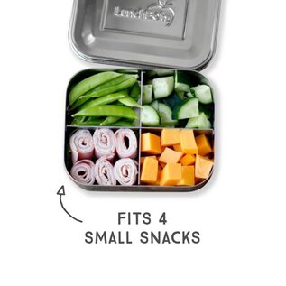 Lunchbots Lunchbots Medium Stainless Steel Bento Box (600mL/2.5 Cup)