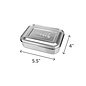 Lunchbots Lunchbots Small Stainless Steel Bento Box (470mL/2 Cup)