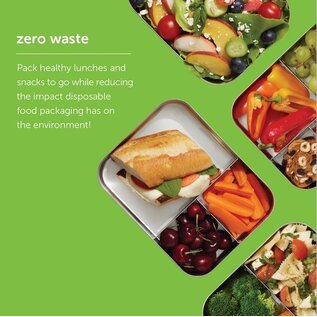 Lunchbots Lunchbots Small Stainless Steel Bento Box (470mL/2 Cup)