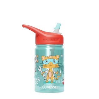 Eco Vessel The Splash Tritan Water Bottle with Straw by Eco Vessel
