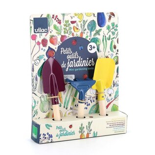 Vilac Set of Gardening Tools (3) (Jewel tones)