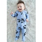 Silkberry Orca Print Bamboo Zip Up Footies