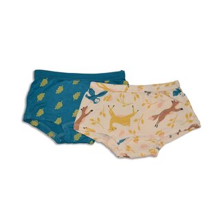 Silkberry Bamboo Girls' Boy Shorts 2-Pack by Silkberry