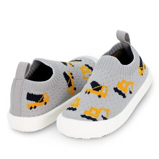 Jan & Jul by Twinklebelle Under Construction  Xplorer Knit Shoe by Jan & Jul