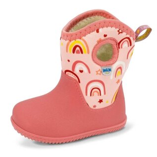 Jan & Jul by Twinklebelle Pink Rainbow Print Toasty Dry Lite Winter Boot by Jan & Jul