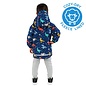 Jan & Jul by Twinklebelle Space Dinos Print Fleece Lined Rain Jacket by Jan & Jul