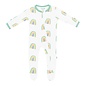 Kyte Baby Wasabi Rainbow Print Zippered Bamboo Footie by Kyte Baby