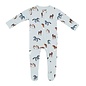 Kyte Baby Horse Print Zippered Bamboo Romper by Kyte Baby
