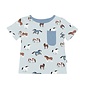 Kyte Baby Horse Print Bamboo Crew Neck Tee by Kyte