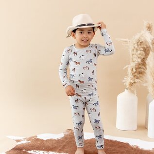 Kyte Baby Horse Print Bamboo 2 Piece PJs by Kyte