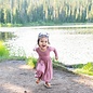 Kyte Baby Dusty Rose Long Sleeve Bamboo Twirl Dress by Kyte