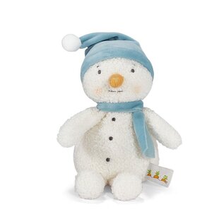 Bunnies By the Bay Chilly the Snowman Holiday Roly Poly Stuffed Animal