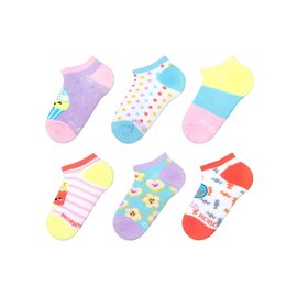 Robeez Sweet Treats 6-Pack No Show Socks By Robeez