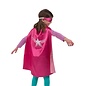 Pink Super Hero Cape + Mask