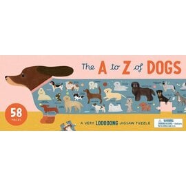 A to Z of Dogs 58 Piece Puzzle