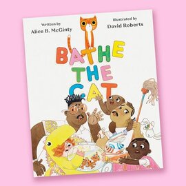 Bathe the Cat Hardcover Book - Alice B. McGinty David Roberts