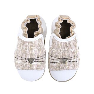 Robeez Choupette White Robeez Soft Sole Baby Shoes