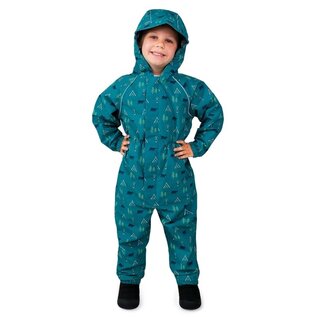 Jan & Jul by Twinklebelle Summer Camp Print Cozy-Dry Fleece Lined Waterproof Play Suit by Jan & Jul