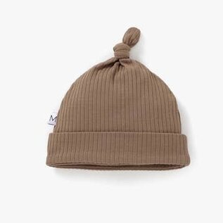 Mila & Co Organic Cotton Ribbed Knotted Hat by Mila & Co