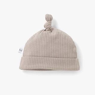 Mila & Co Organic Cotton Ribbed Knotted Hat by Mila & Co
