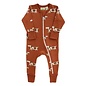 Parade Dogs Print Long Sleeve Zip Romper by Parade