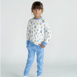 Silkberry Wildflower Print Bamboo Fleece Sweatshirt by Silkberry