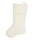 Silver Tree Natural Linen Stocking