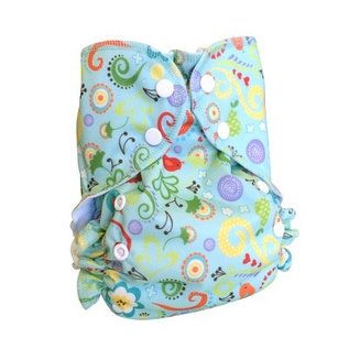 AMP One-Size Duo Cloth Diaper by AMP (Prints)