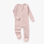 Mila & Co Ribbed Footie Zip by Milana Label