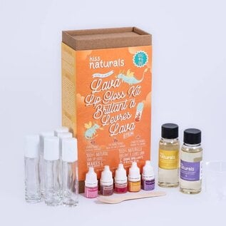 Kiss Naturals Lava Lip Gloss Making Kit