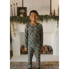 current tyed Boho Trees Holiday Bamboo Pajamas by Current Tyed