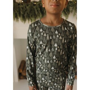 current tyed Boho Trees Holiday Bamboo Pajamas by Current Tyed