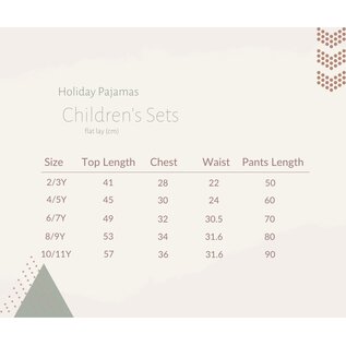 current tyed Boho Trees Holiday Bamboo Pajamas by Current Tyed