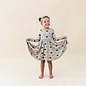 Kyte Baby Prickle Print Long Sleeve Bamboo Twirl Dress by Kyte
