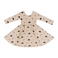 Kyte Baby Prickle Print Long Sleeve Bamboo Twirl Dress by Kyte