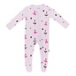 Kyte Baby Sugar Plum Print Zippered Bamboo Footie by Kyte Baby