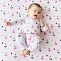 Kyte Baby Sugar Plum Print Zippered Bamboo Romper by Kyte Baby