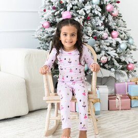 Kyte Baby Sugar Plum Print Bamboo 2 Piece PJs by Kyte